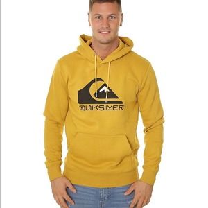 New Quicksilver Men´s sweatshirt Quicksilver hoodie - Honey- size XL